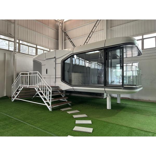 Outdoor Prefab Space Capsule House Hotel Option with Customized Color