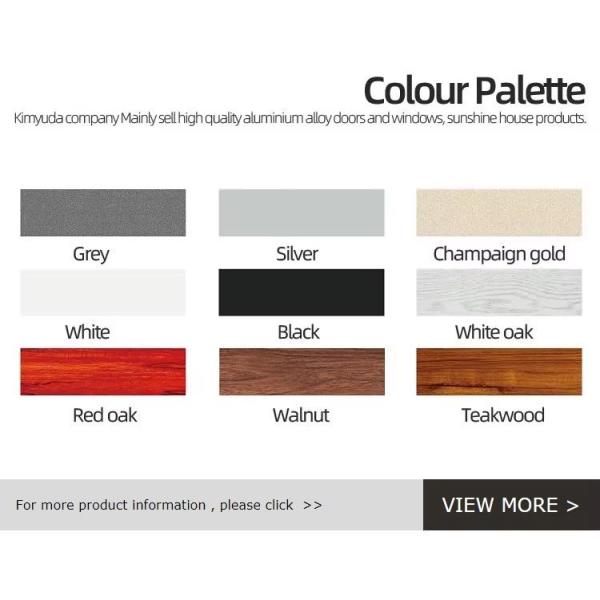 Double-Layer Tempered Glass Window Safety and Energy Saving Aluminum Sliding Window