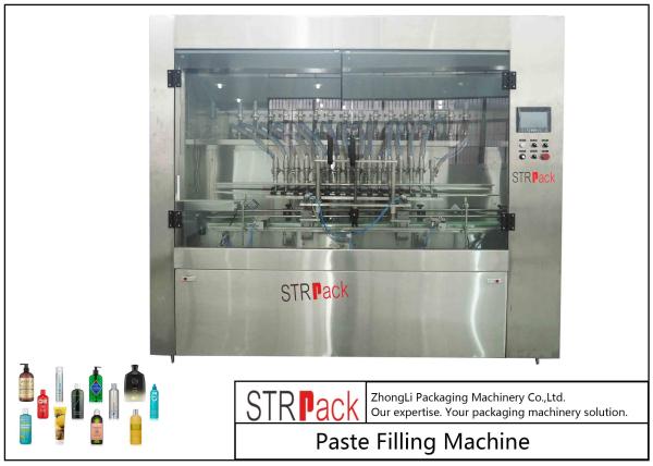 Piston Servo Filling Machine / Fully Automatic Linear Filling Machine With Drop