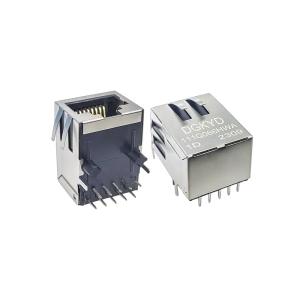 Quality 1-Port RJ45 Connector 10P PBT with Filter and Shielding for sale