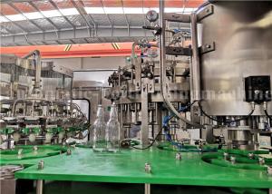 China 4000BPH Sparkling Water / Coke Cola Filling Machine Carbonated Beverage Glass Bottle Filler on sale