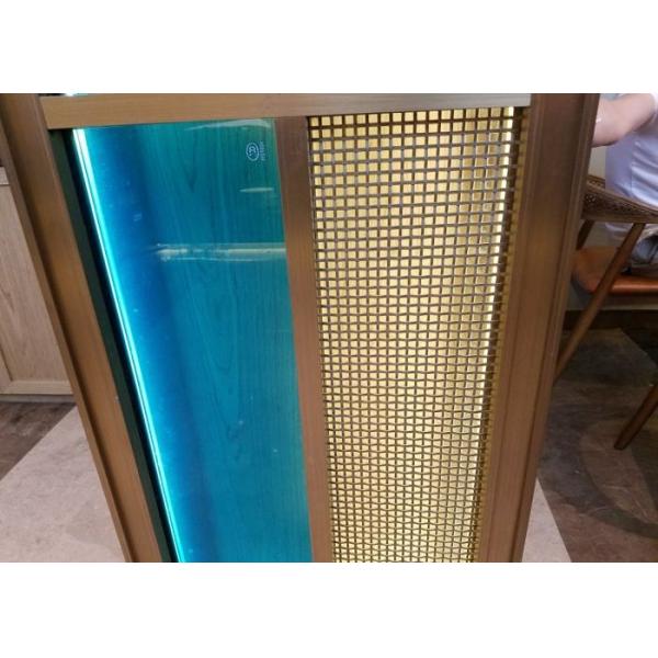 Stainless Steel Architectural Mesh Grills Decorative Metal Mesh Screen For Restraunt Decoration