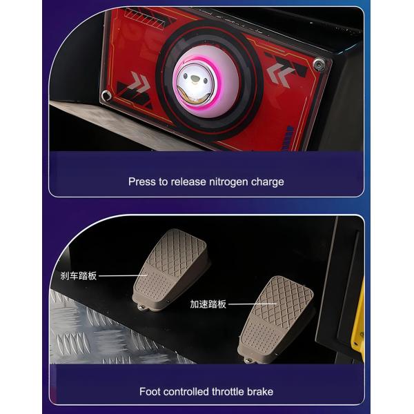 Customizable Kids Car Racing Game Simulator Machine With 26 Inch Screen