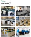 Customizable Panel Width and Frame Width Screen Separation Work Stations for