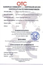 Shanghai Haixing Plastic Industry Co., Ltd. Certifications