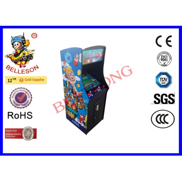 Blue Wonderboy Coin Operated Arcade Machines Support DIY Sticker