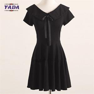 China Ladies lolita collar pattern design party wear patterns loose t-shirt summer skirt t shirt dress with high quality on sale