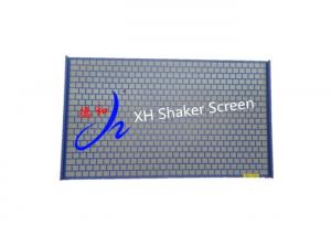China SS304 Blue Color DFE Oil Flat Shaker Screen for Linear Motion Shale Shaker on sale