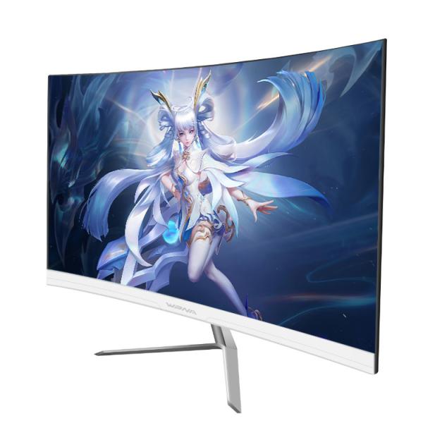 Buy 144HZ 24 Inch IPS Curved Computer Monitor High Refresh Rate With VGA SPK Connector at wholesale prices
