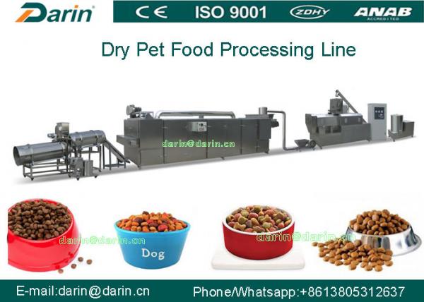 Buy High capacity 500kg Automatic dry Pet Food Extruder equipment at wholesale prices