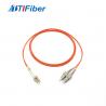 SM MM G.652D G.657A Fiber Optic Patch Cord Low Insertion Loss andreturn loss for sale