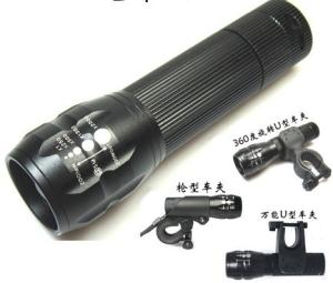 China Emergency Bike Cree LED Flashlight Rechargeable Super Bright Multi Function on sale