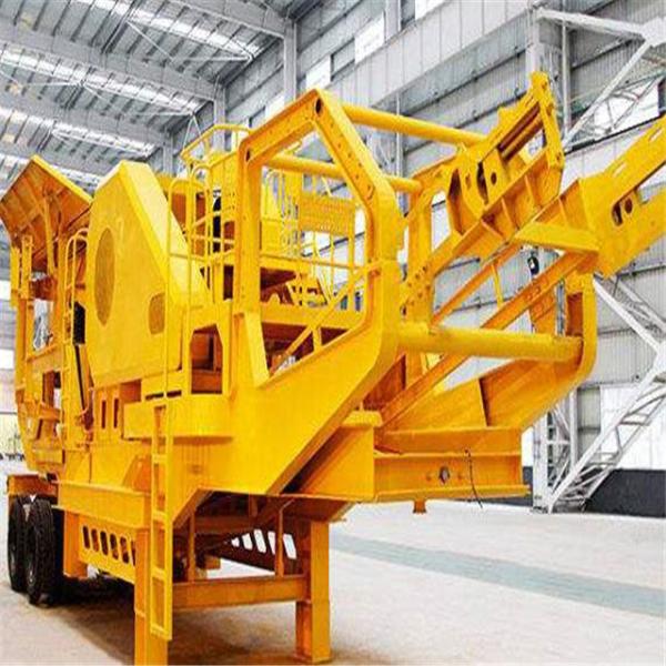 ISO9001 650 TPH Triaxial Mobile Primary Jaw Crusher In Stone Crusher Machine