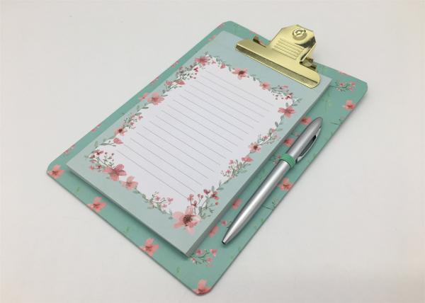 Buy Customized Sticky Memo Notepad / Green Sticky Notes With Pen Stationery Set at wholesale prices