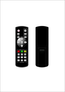 China Multi - Frequency 2.4G RF Bluetooth Media Remote , Bluetooth Tv Controller For Smart TV Box on sale