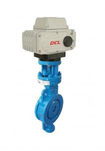 China Three Offset Hard Seal Electric Actuated Butterfly Valve on sale