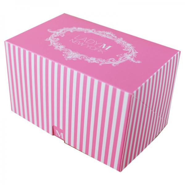 Buy Logo Printed Eco Friendly Box Packaging , Biodegradable Cupcake Boxes Space Saving at wholesale prices
