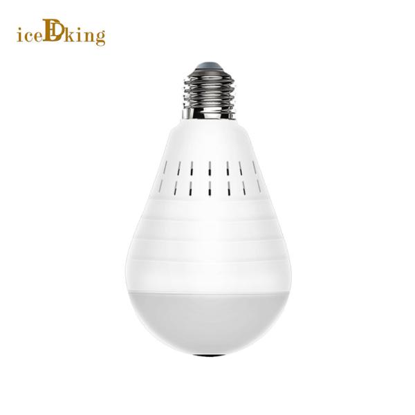 Buy 360 Degree Panoramic LED Light Camera IP Two-Way Audio Light Bulb Wireless Video Camera For Home at wholesale prices