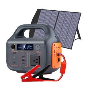 China 500W Solar Energy System Portable Solar Power Bank Generator With Rechargeable Lithium Battery on sale