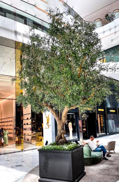 Buy 20m Height Artificial Olive Tree Custom Shape Natural Looking Frabric Leaves at wholesale prices