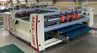 Electric Driven Semi-automatic Pasting Carton Box Machine 2200 for Packaging Needs