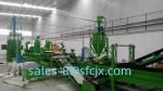 With Optical Sorting Systems Waste Tire Recycling Machine Line Customization