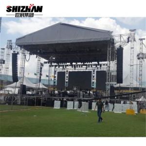 China 300*300mm 2m Length Aluminium Lighting Truss With Height Adjustable Wooden Stage on sale