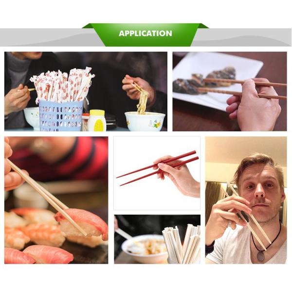 Custom Logo Compostable Reusable Bamboo Chopsticks Disposable Carbonized Dining