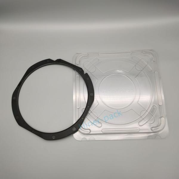 Organic Silicon 8 Inch Transparent Wafer Box Canister Foe Semiconductor Field