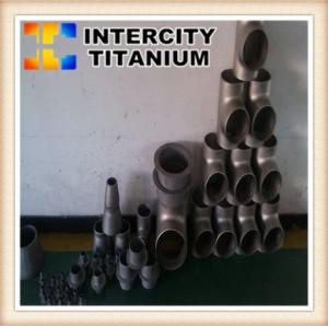 Quality China manufacturer offer ASTM B363 titanium pipe fitting titanium tee GR2 titanium for sale
