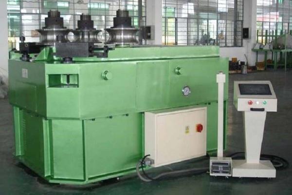 Buy Section Profile Pipe CNC Rolling Machine Three Rolls Horizontal Hydraulic Sheet Bender at wholesale prices