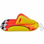 Durable Inflatable Snow Sled Surfboard Outdoor Play Car Tube With Handles