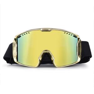 Quality Anti Fog Ski Goggles Convenient Spherical Wide View Lens High Performance for sale