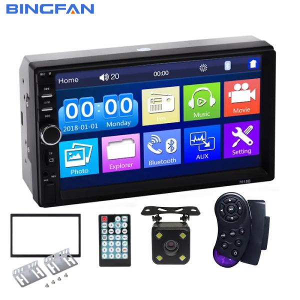 2 Din 7 Inch Touch Screen Multimedia Mirror Link/FM/TF MP5 With Auto Radio Electronics Car DVD player Rear Camera Car St