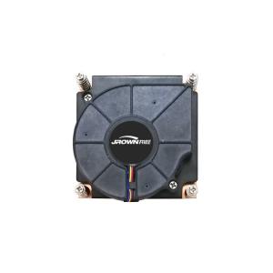 China 81x81x26mm Higher Power Cooper Skived Heat Sink With Cooling Fan on sale