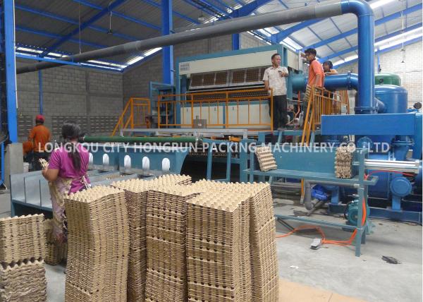 Buy Fully Automatic Chicken Farm Pulp Egg Tray Machine With Multilayer Drying Line at wholesale prices