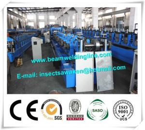 Blue Interchangeable C Z Purlin Roll Forming Machine Fully Automatic