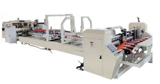 Buy Computerized Carton Box Stitching Machine Automatic Folding Gluing at wholesale prices