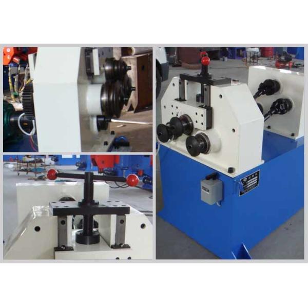 Rolling Pipe Bending Machine Belt Pulley Driving , Steel Pipe Coil Roll Bending Machine