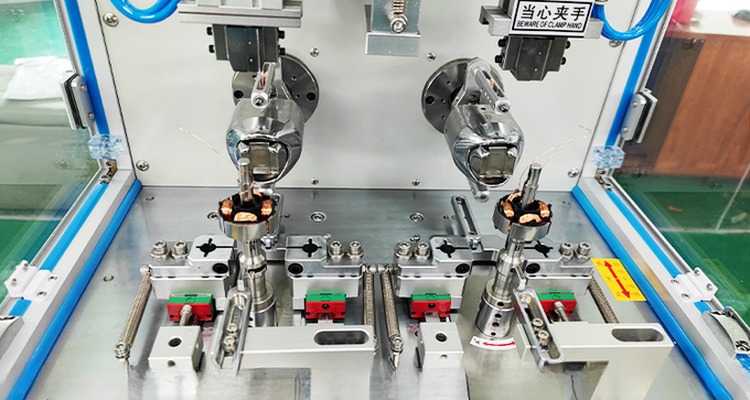 3-axis Control PS-W205D Fan Stator Winding Machine with 0.5-0.7 Mpa Source Pressure