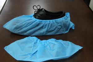 Quality white or blue color disposable non woven shoe cover for home use for sale
