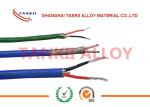 PTFE insulated blue / red thermocouple cable type JX KX EX with superfine bare