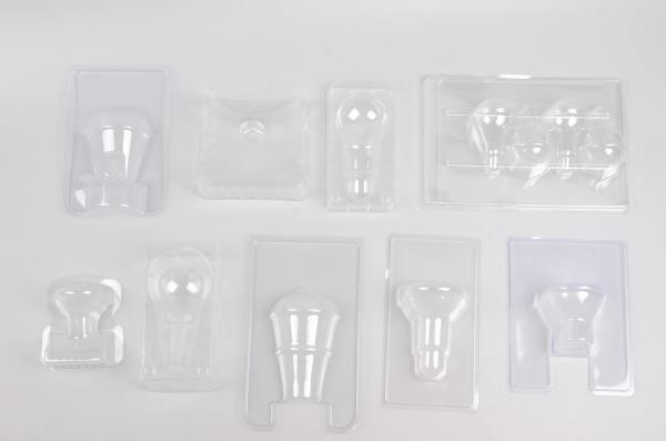 Buy Customized Size Clear Plastic Retail Boxes Glossy / Embossing Printing at wholesale prices
