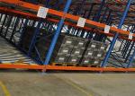 Gravity Adjustable Pallet Racking System , Pallet Flow Rack Storage Systems