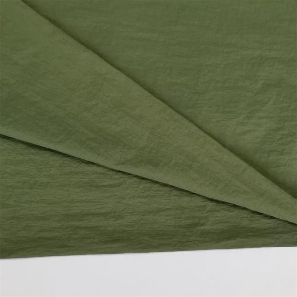 320t 40dx40d Crinkle Nylon Fabric By The Yard 65gsm Water Resistant