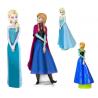 Blue Snow Color Disney Frozen Figurines Cartoon Shampoo Bottle ANNA ELSA Princess Container for sale