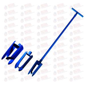 Quality Customized Portable Soil Tester 1m Rod Hand Auger For Soil Sampling for sale