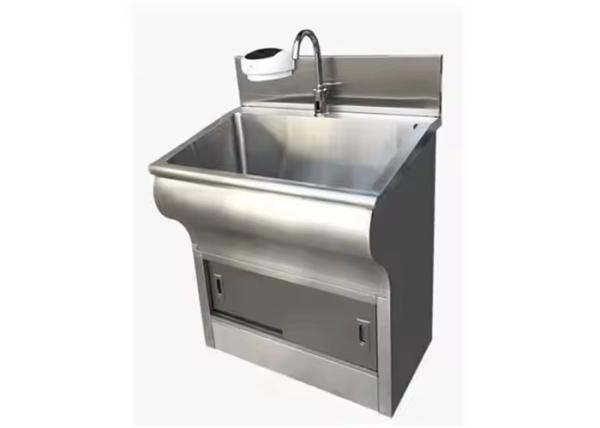 Buy Automatic faucet Commercial Clean Room Wash Sink With Soap Dispenser at wholesale prices