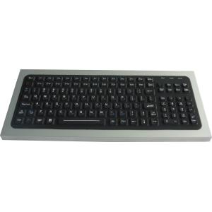 Quality IP68 washable silicone industrial desktop keyboard with numeric keypad for sale