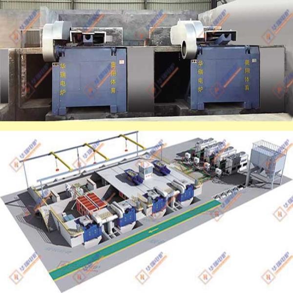 Medium Frequency IGBT Dual Cell Transistor Melting Furnace System